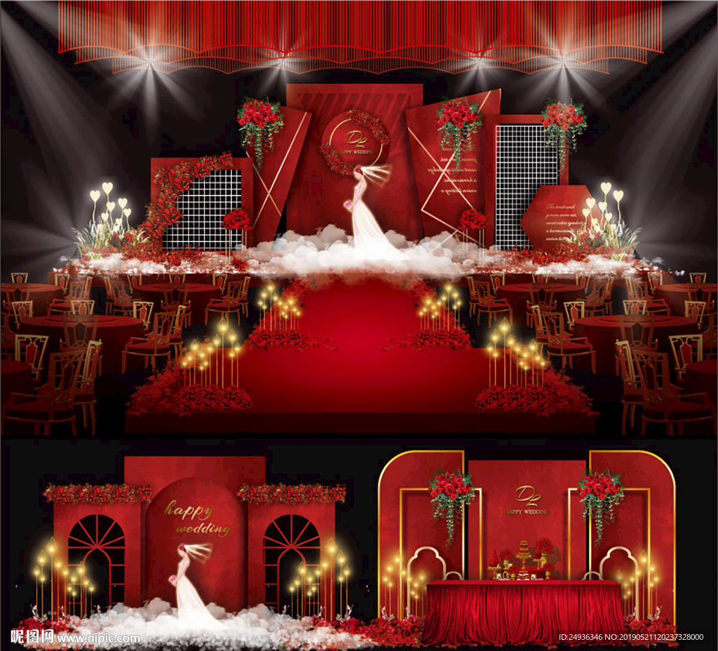 主题婚礼红色婚礼