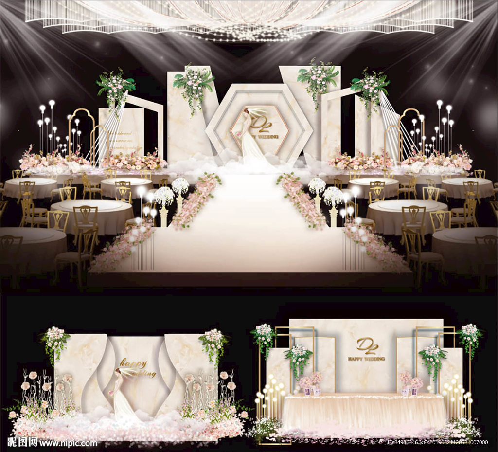 婚礼设计香槟婚礼