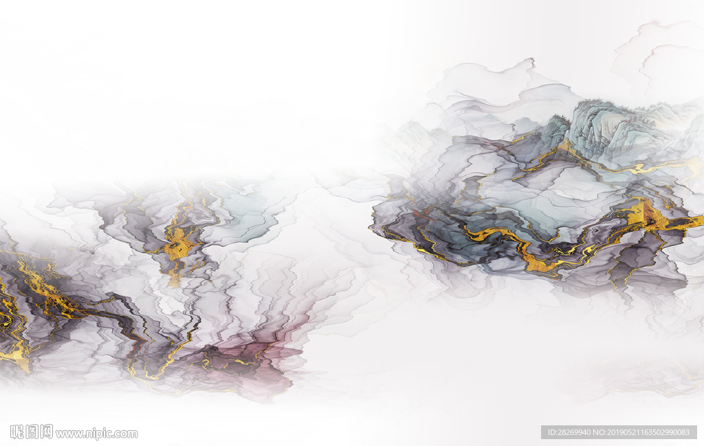 水墨山水画