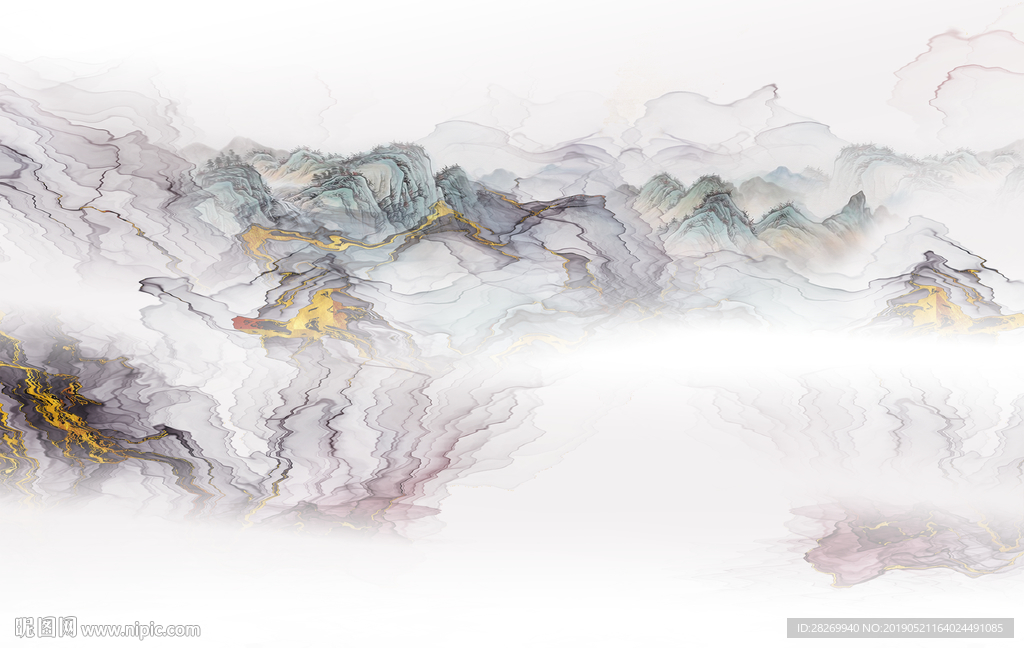 水墨山水画