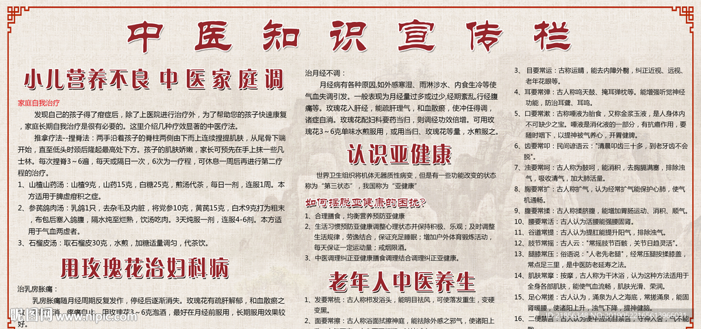 健康教育宣传栏