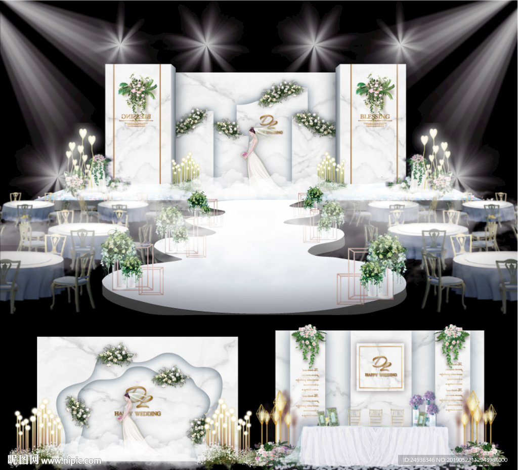 主题婚礼大理石婚礼