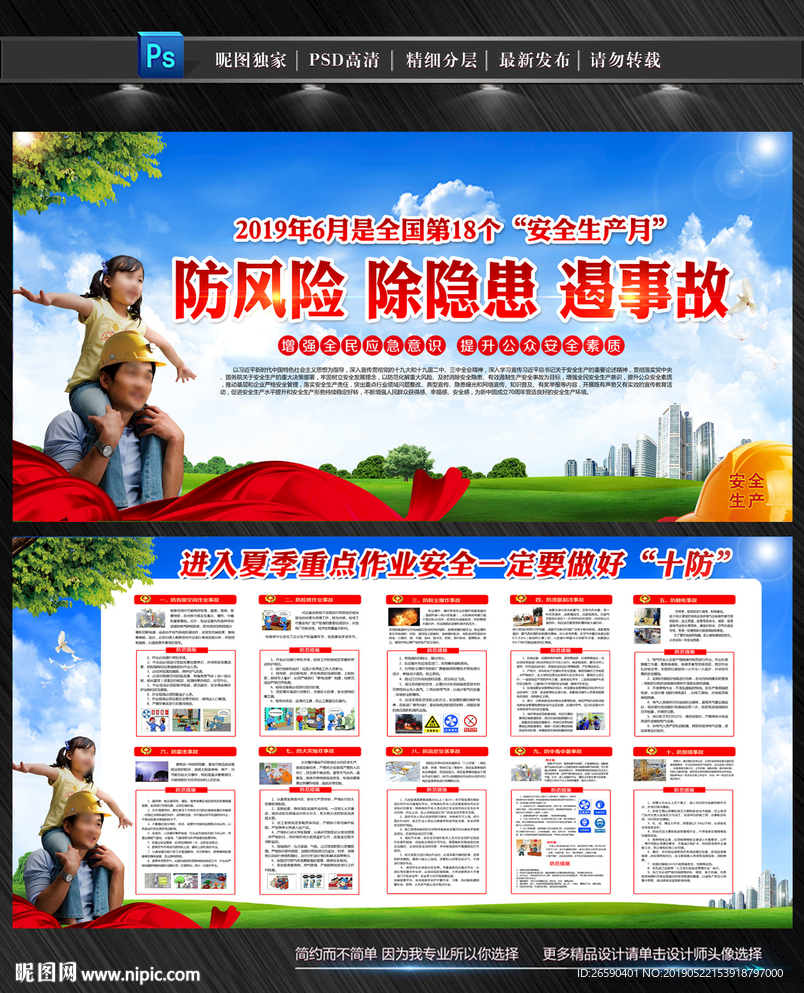 夏季安全生产十防图解