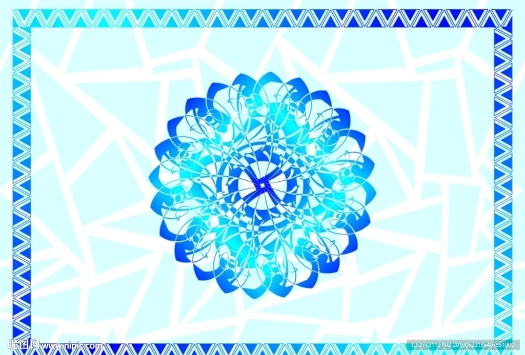 水立方 荣誉证书纹