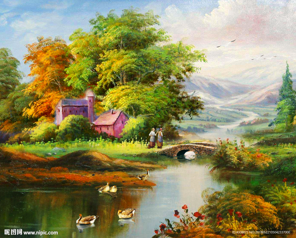 油画风景