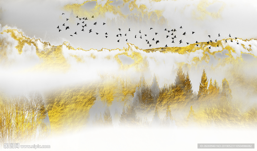 新中式山水图片