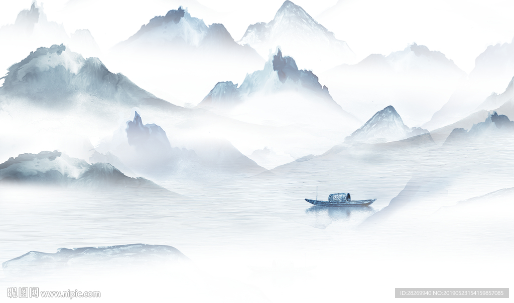 山水背景墙