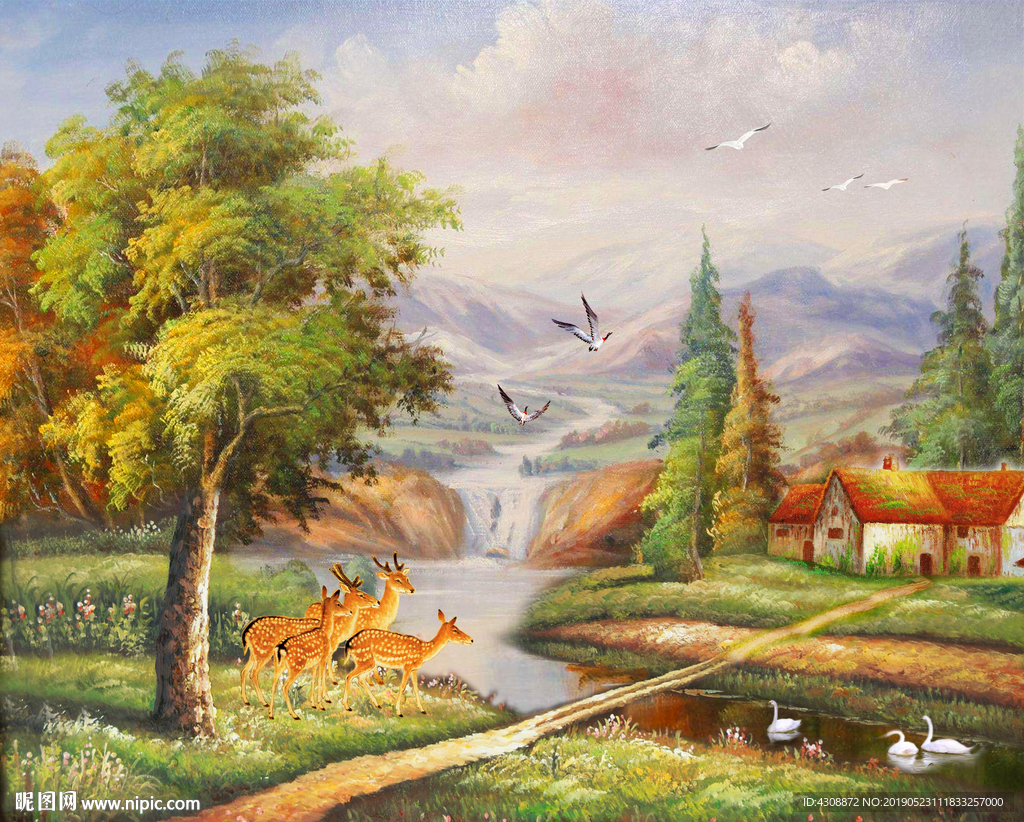 油画风景