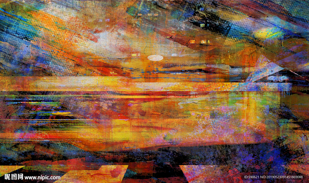 抽象油画
