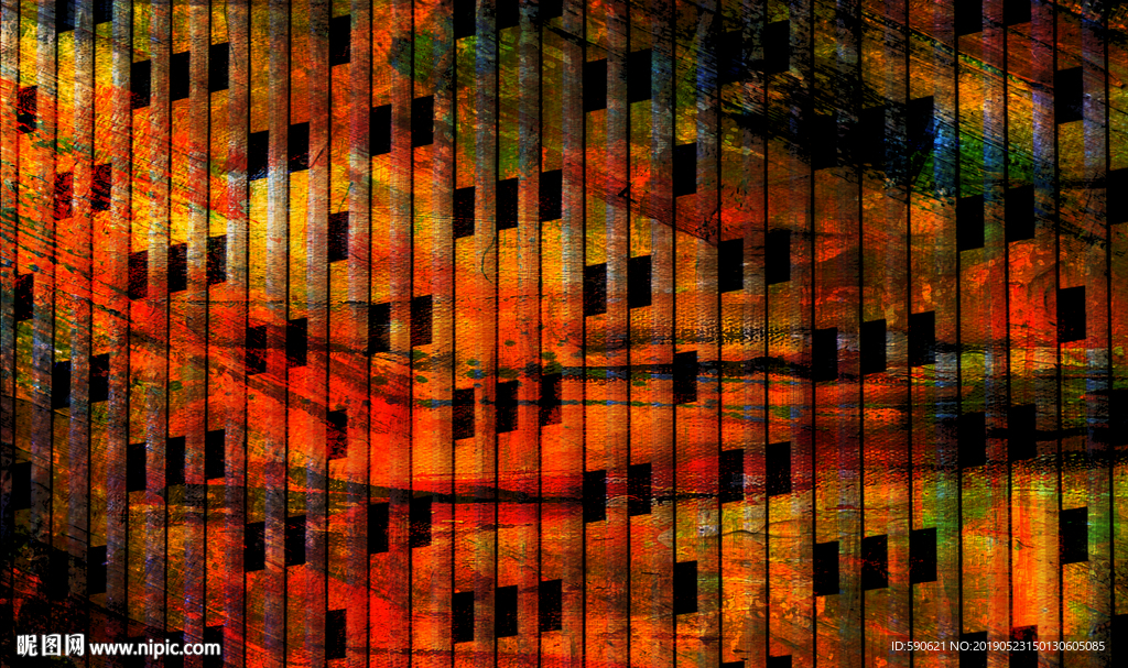 抽象油画