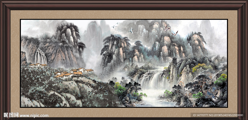 山水风景图