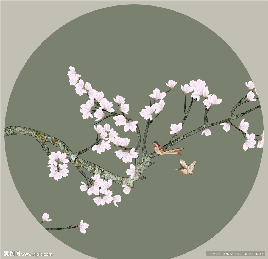 中式花鸟