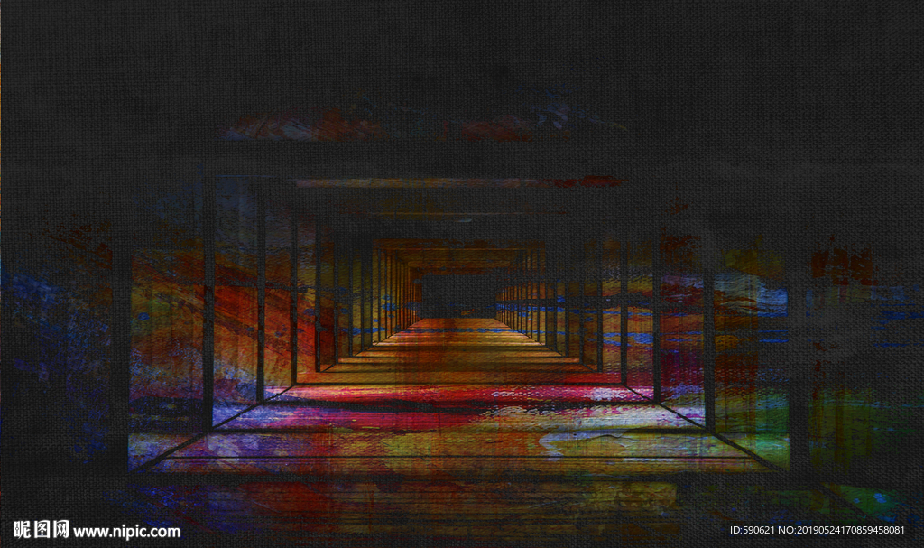 抽象油画