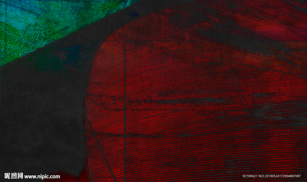 抽象油画