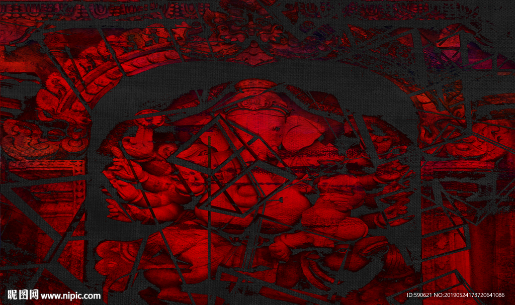 抽象油画