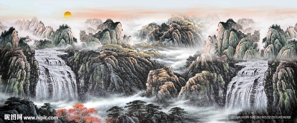 山水国画