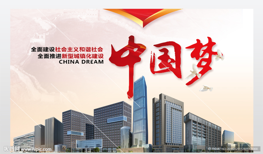 中国梦新型城镇化展板