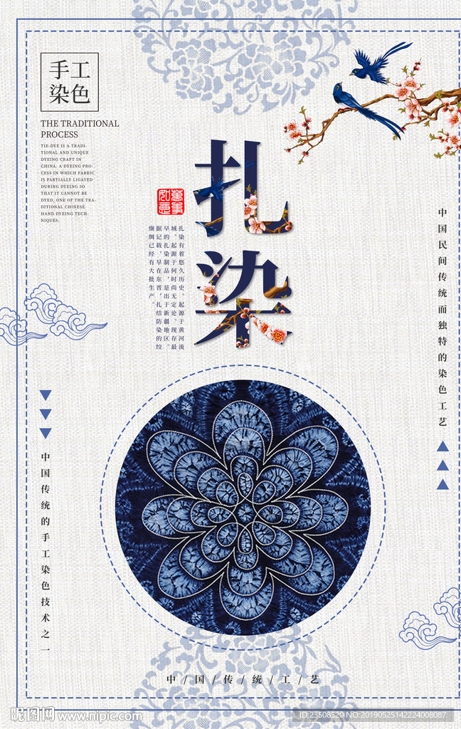 扎染海报