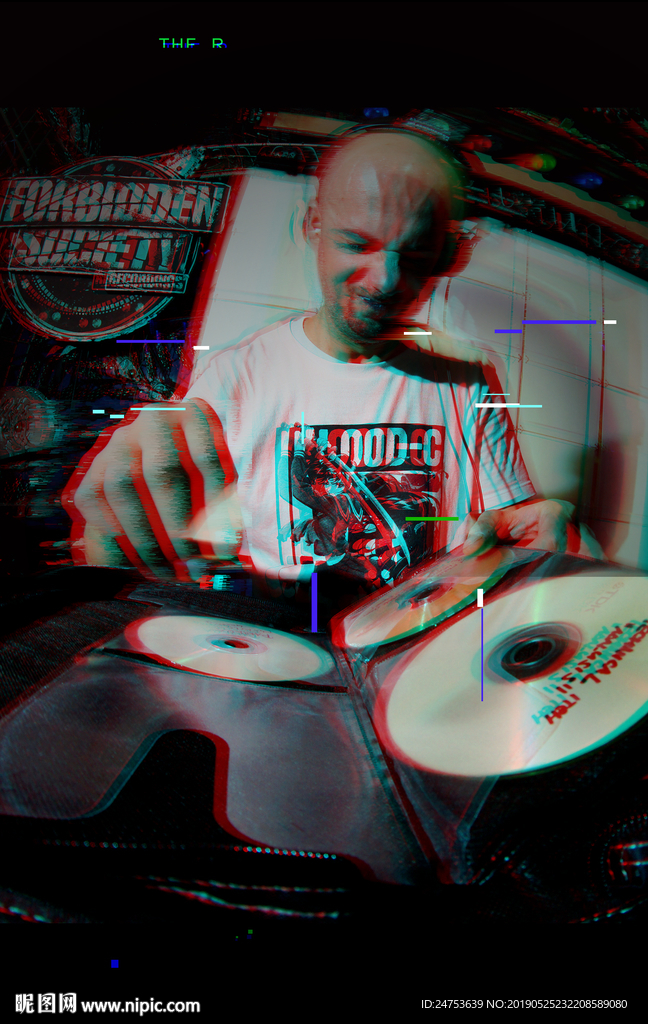 音乐演唱会夜店派对海报素材