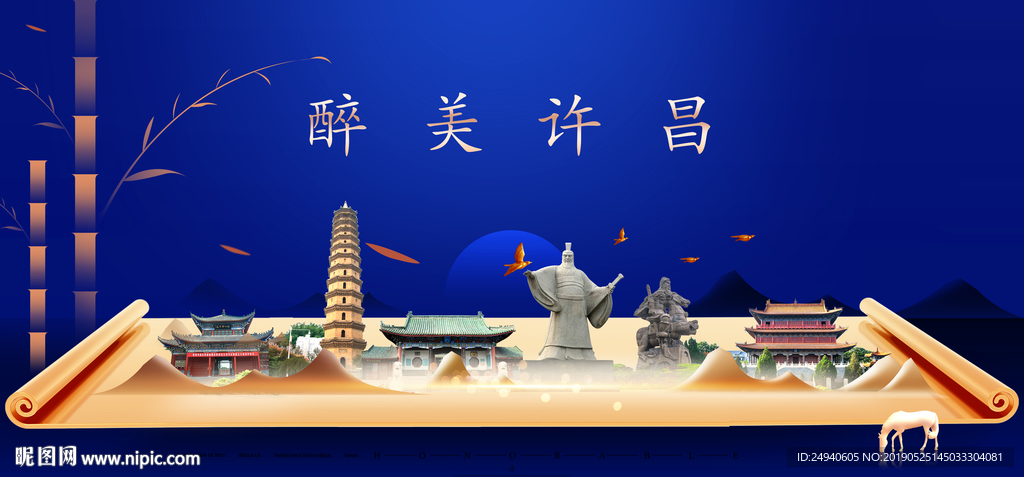 许昌印象城市形象广告海报