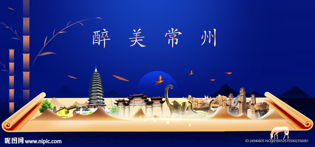 常州印象城市形象广告海报