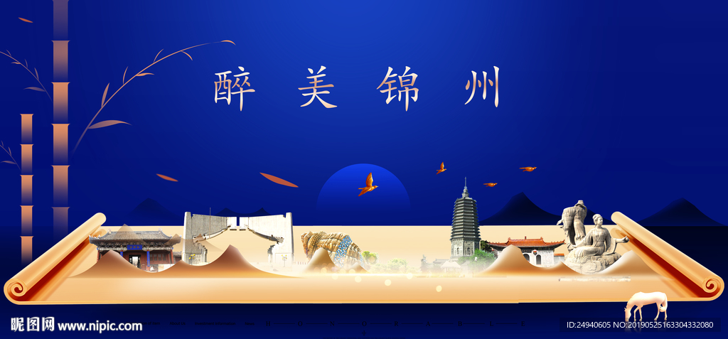 锦州印象城市形象广告海报