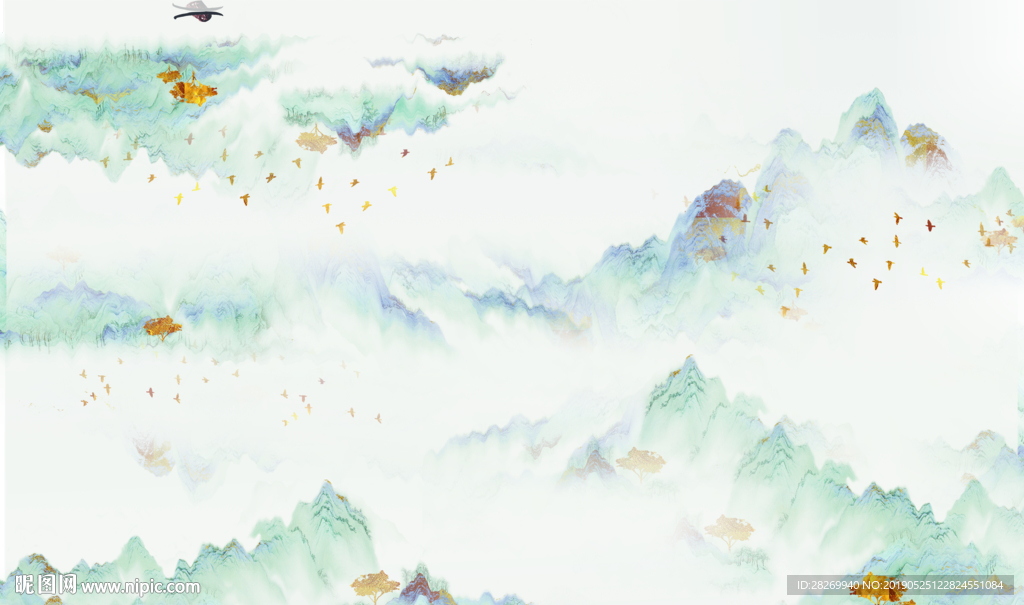 抽象山水