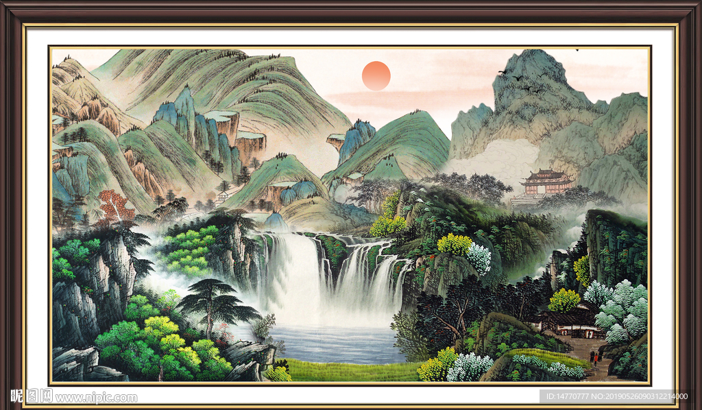山水风景图