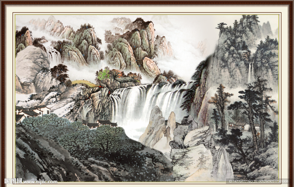 山水风景图