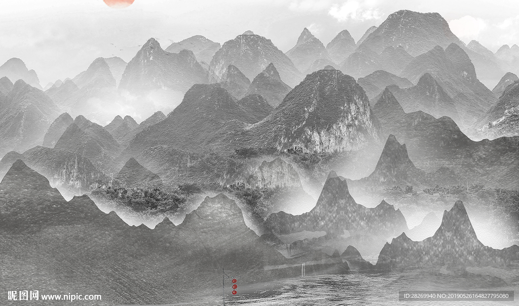 新中式山水