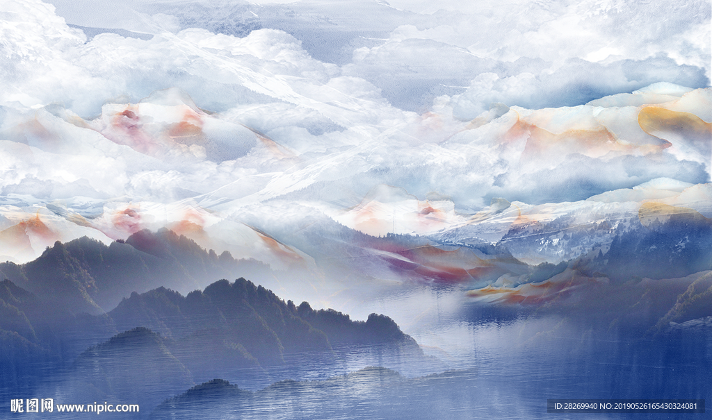 新中式山水