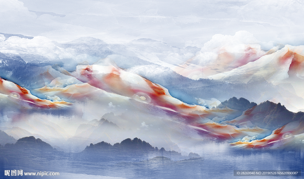 新中式山