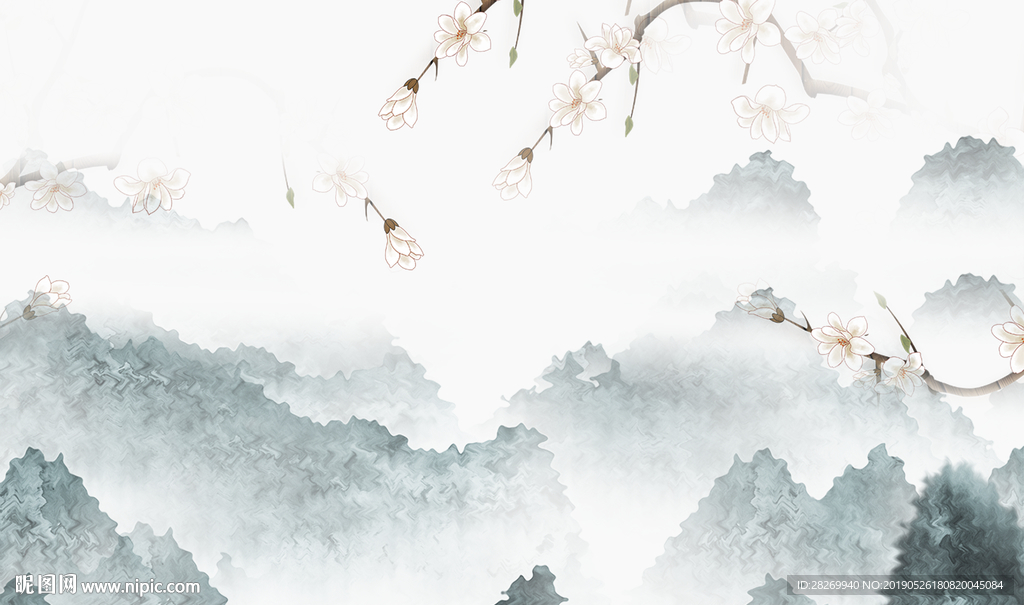 抽象山水