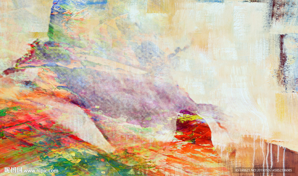 抽象油画