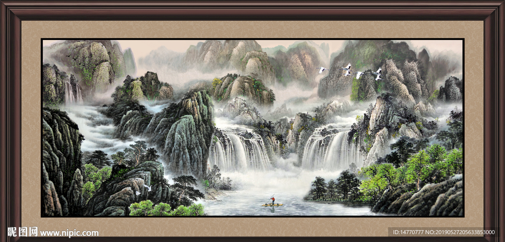 山水风景图