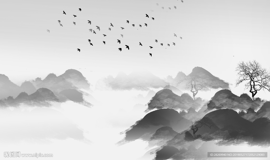 新中式山水