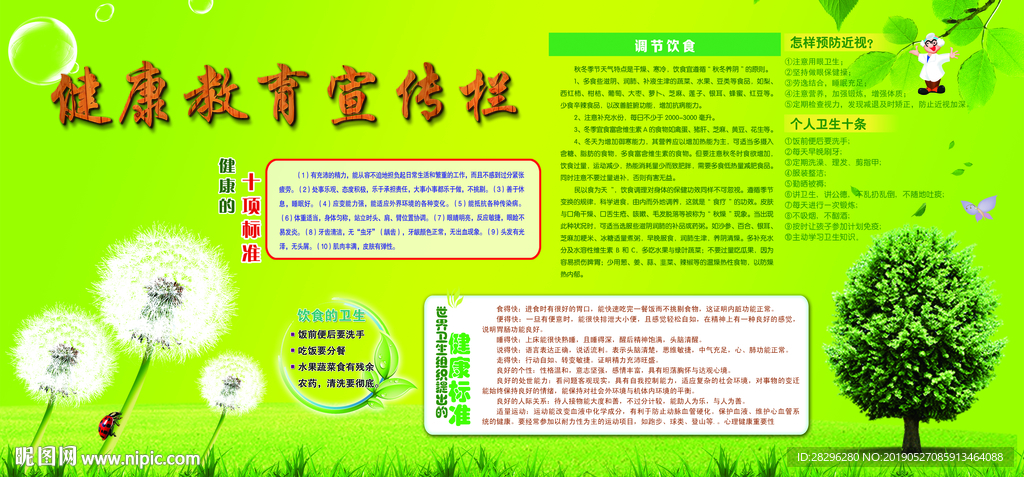 健康教育宣传栏