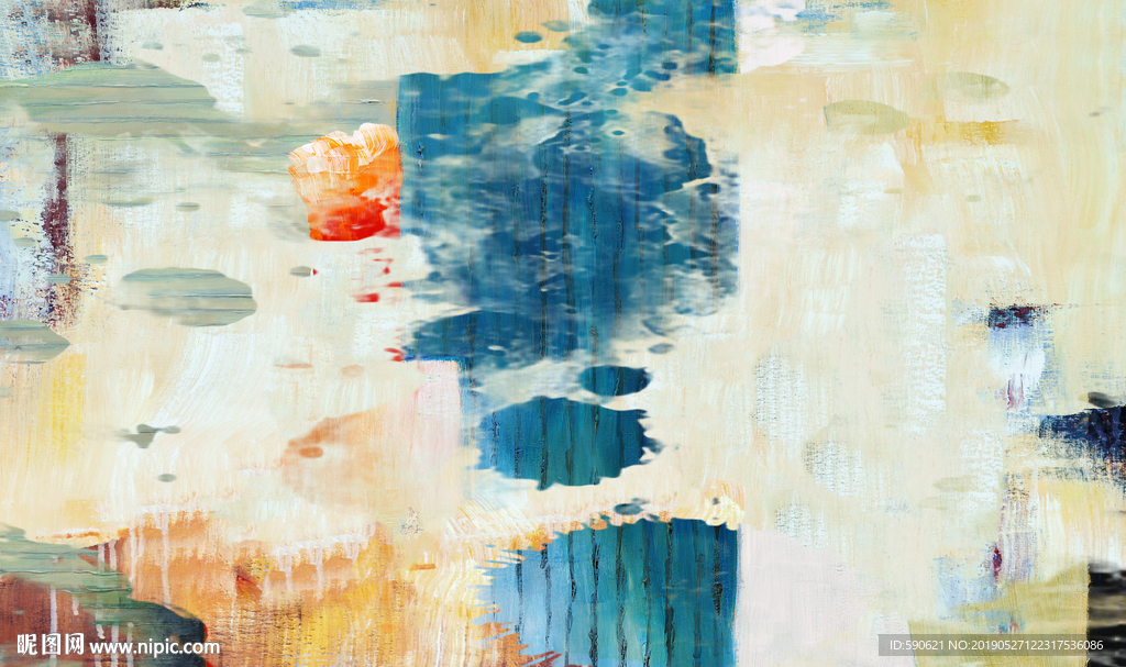 抽象油画