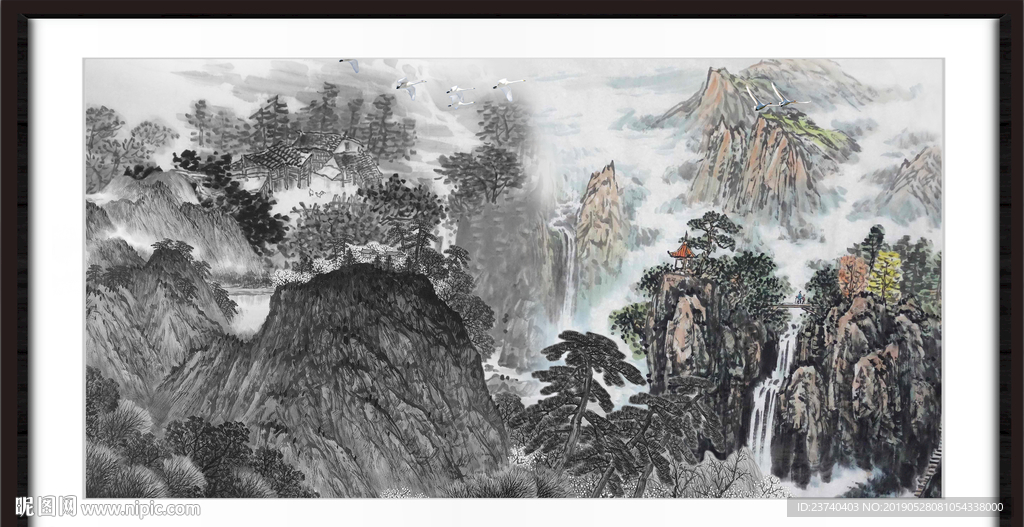 山水风景图