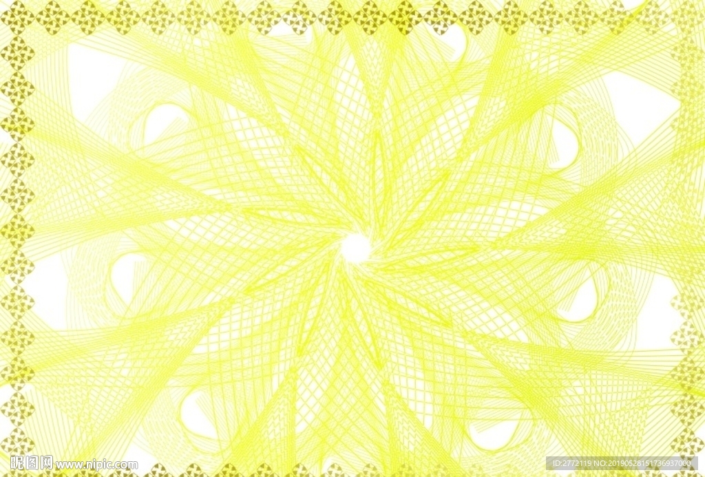 黄边 花式底纹