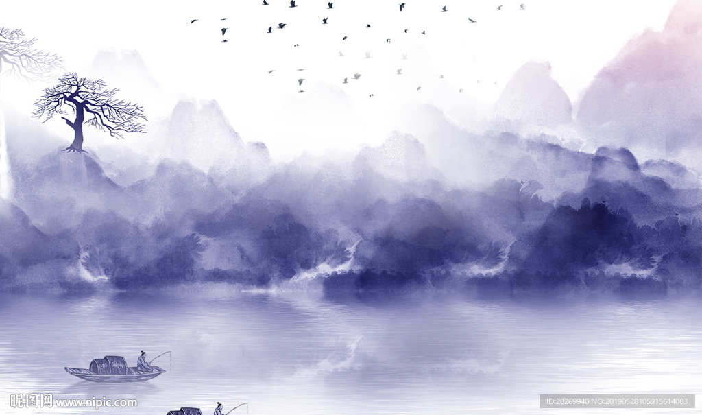 抽象山水