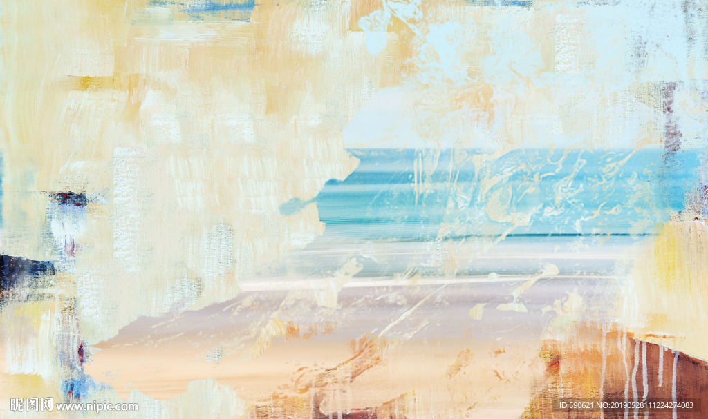 抽象油画