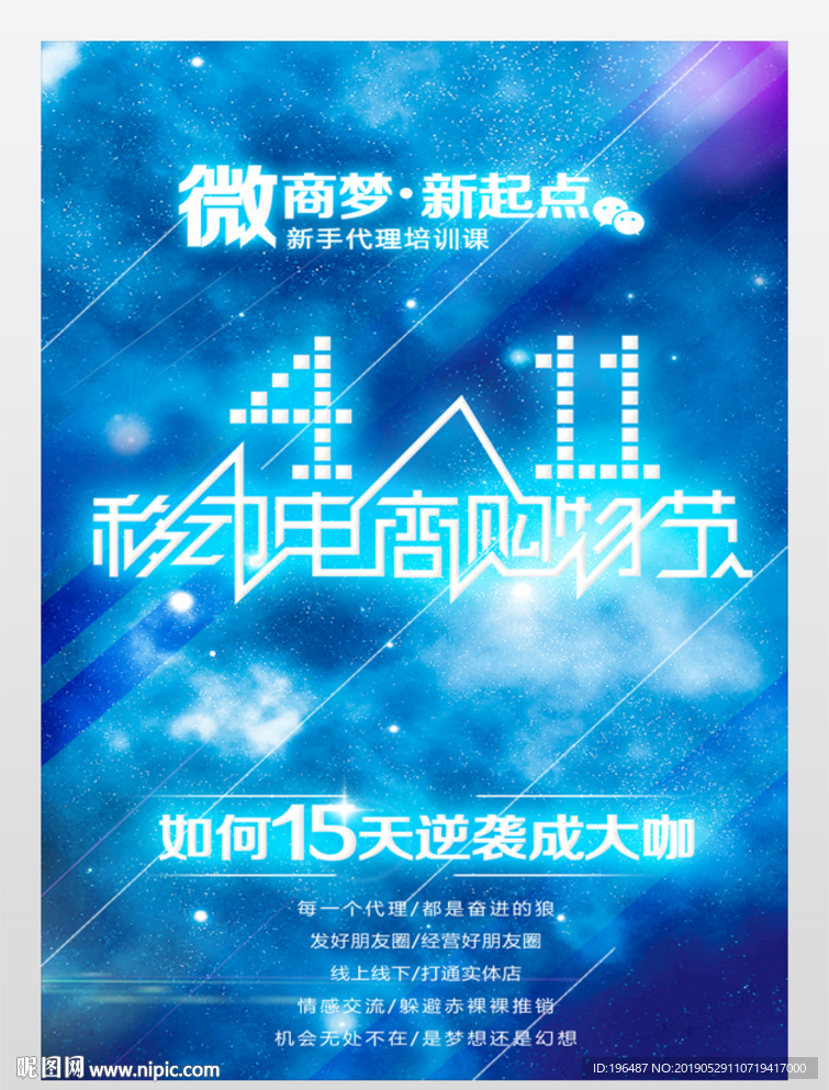 移动电商购物节海报