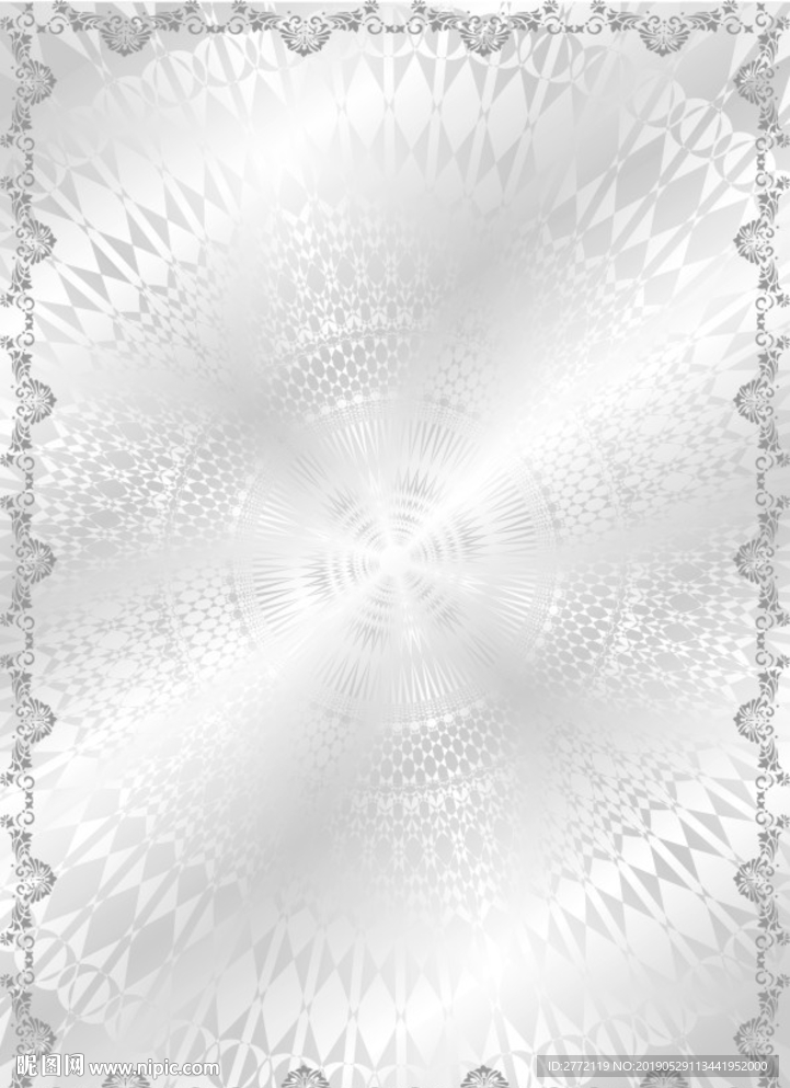 银汇 产业证书纹