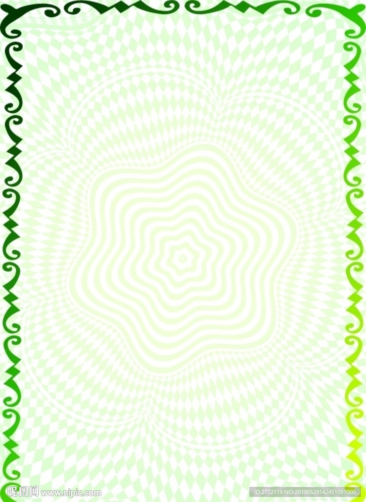 叶子翠 许可证书纹