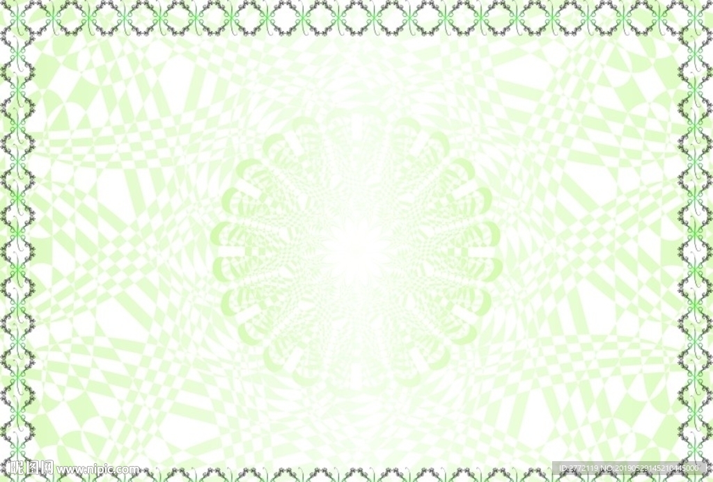 青翠丝丝 环保证书纹