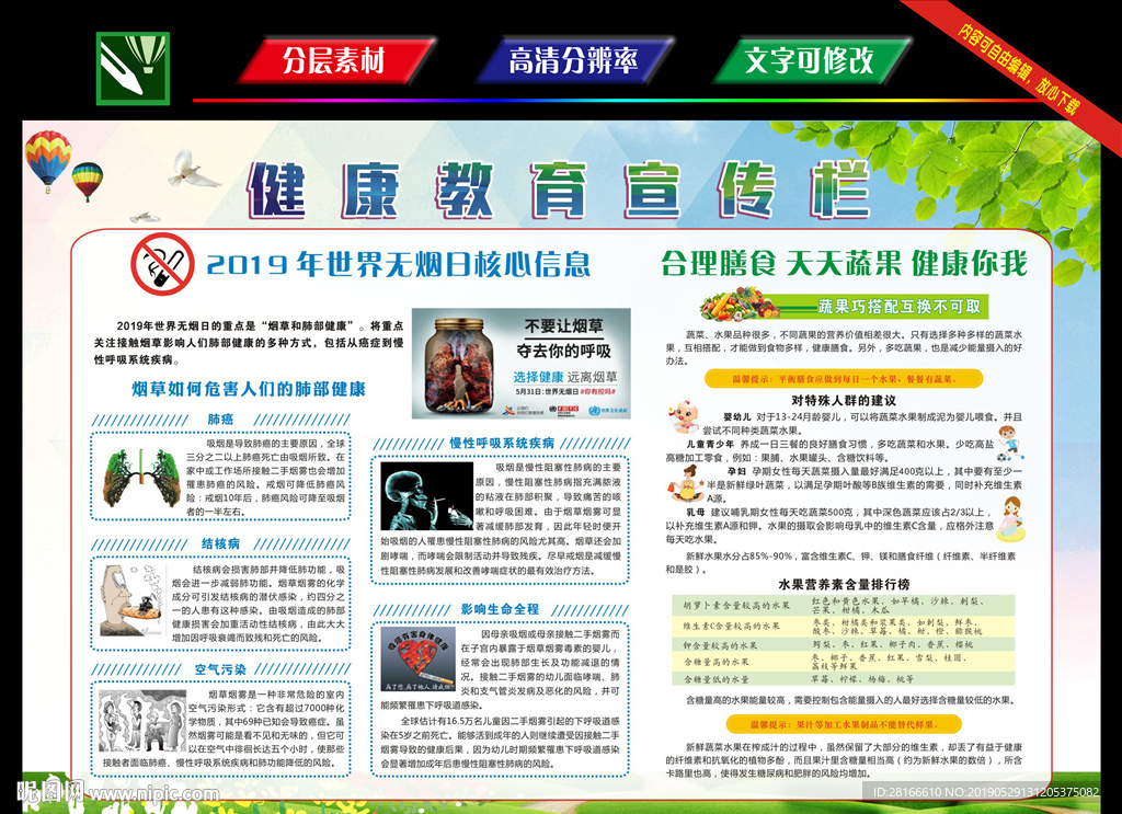 健康教育宣传栏