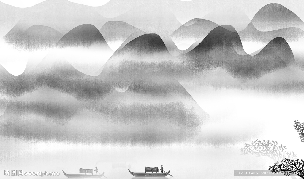 新中式山水