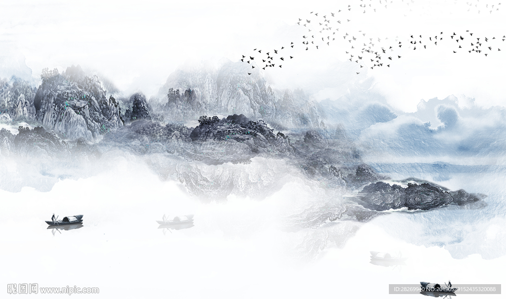 新中式山水