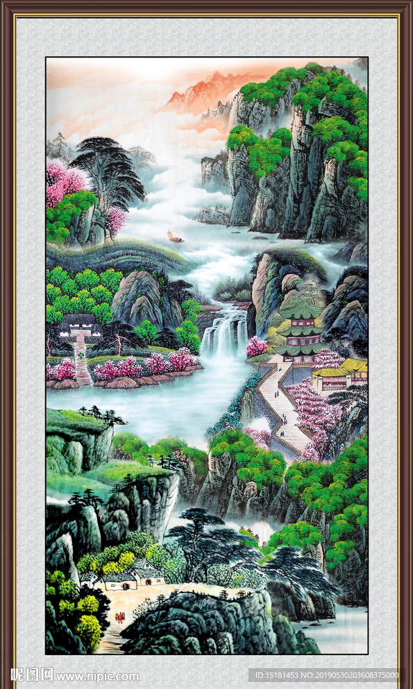 山水风景图